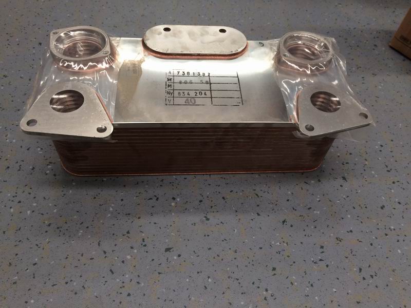 Transmission heat exchanger; can be replaced by 1701-10849-2