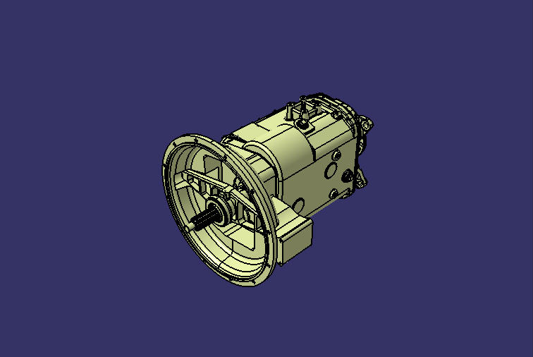 Transmission assembly (Fast 6DS95T, DX1300, EQ153)
