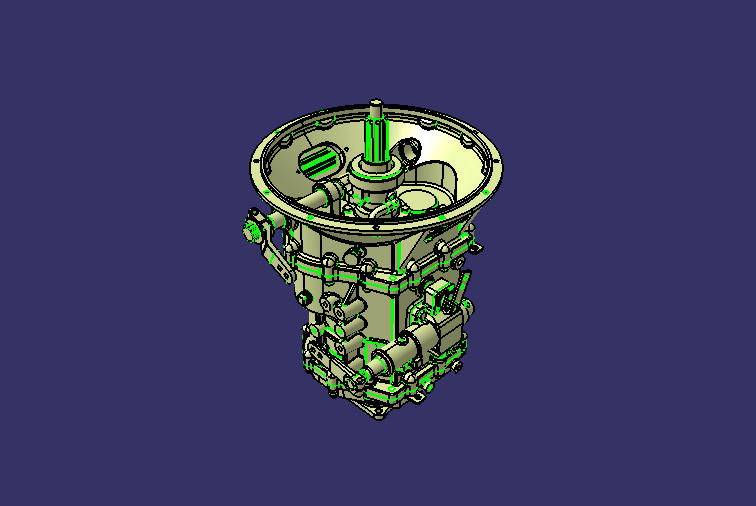 Transmission assembly, 6DS60TA, 5.9-0.78, SAE2, EQ140