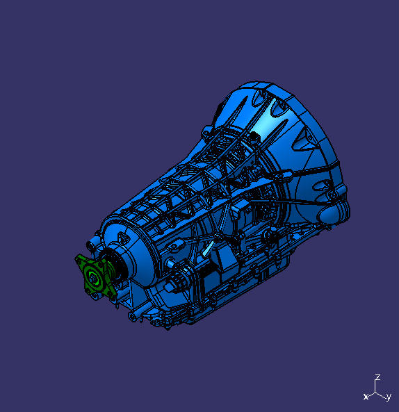 Transmission assembly, A10R80, 35LGTDI