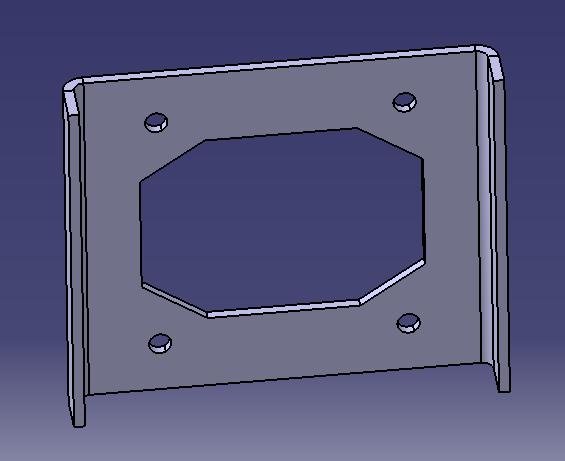 Кронштейн переключателя скоростей-1