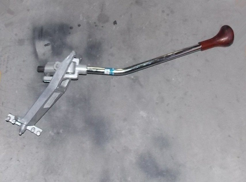 Speed ​​change joystick and base assembly