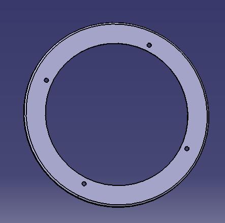 Dust cover base, Φ210, Φ5
