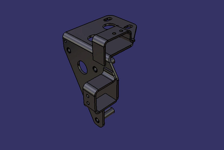 Select shift soft shaft fixing bracket