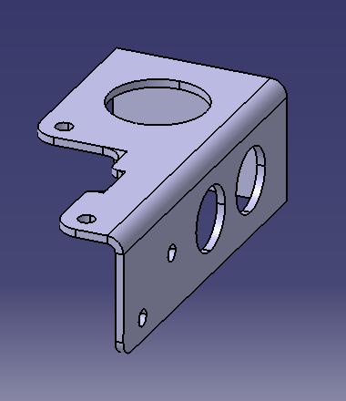Select shift soft shaft fixing bracket