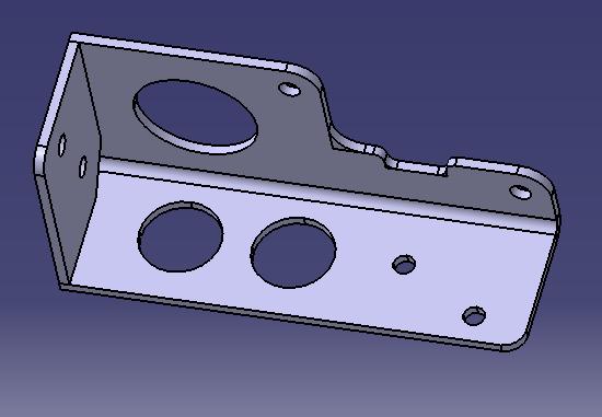 Select shift soft shaft fixing bracket-1