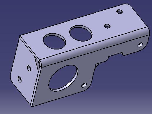 Select shift soft shaft fixing bracket-2