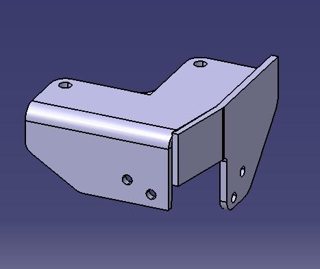 Выбранный кронштейн мягкого вала переключения передач (DF 5S420 ) (электрофорез)