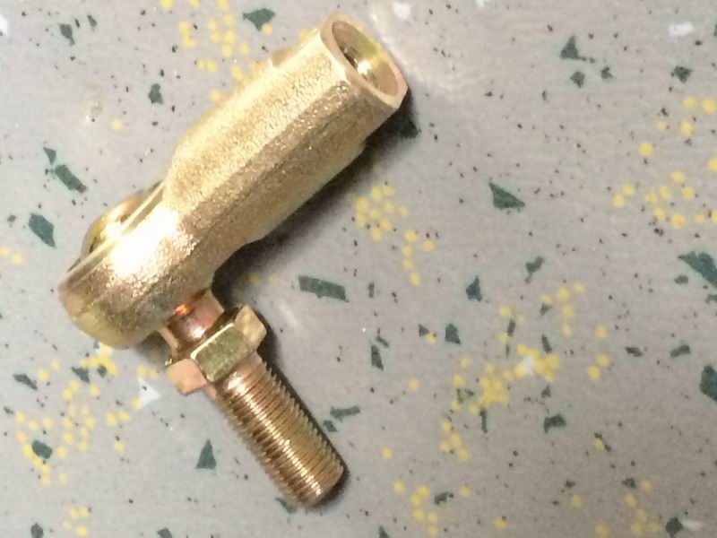 Soft shaft ball head; external thread 3/8-24UNF; internal thread M8*1.25-1