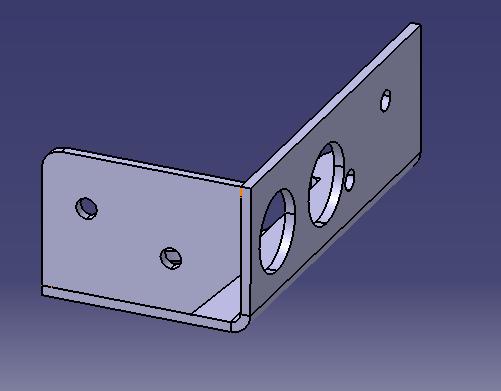 Выбранный кронштейн мягкого вала переключения передач (DF 5S420 ) электрофорез