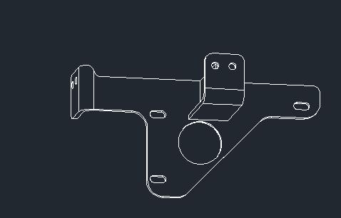 Variable speed control soft shaft bracket (6DS80T)