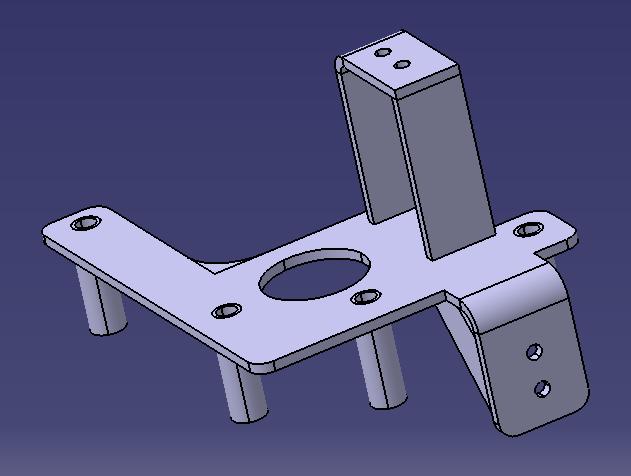 Speed-change control soft shaft bracket (DC6J85TK)-1