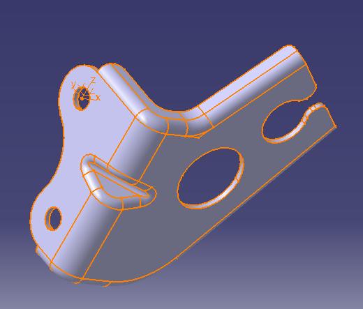 Fixed shaft fixing bracket