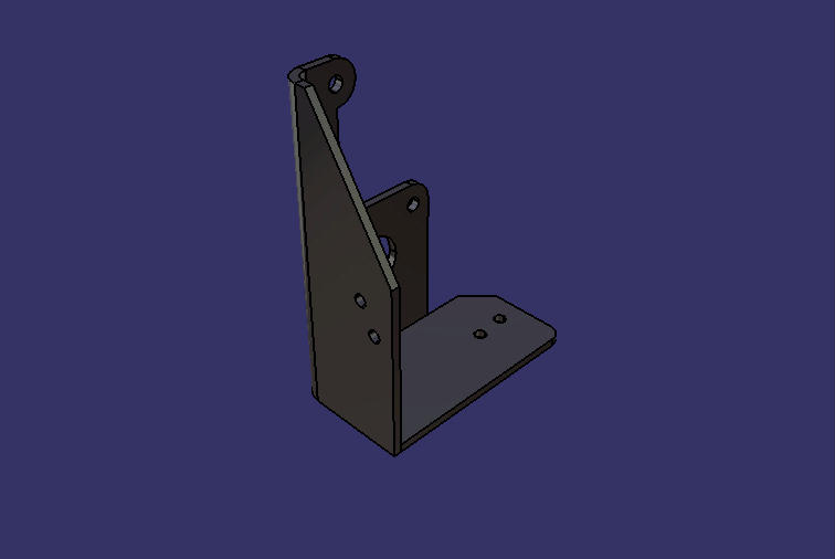 Selected shift soft shaft fixing bracket (YC4S+DF5S550)