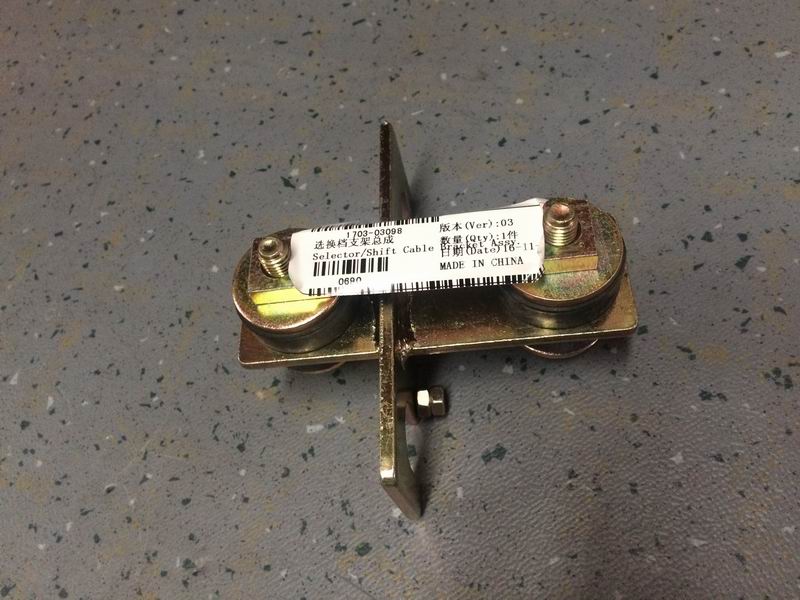 Сборка кронштейна выбора