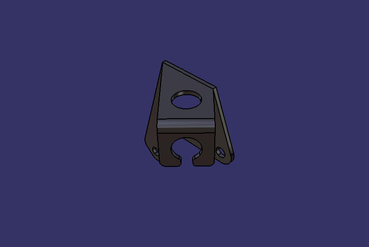 Speed-changing control soft shaft fixing bracket, M041, C6J50T