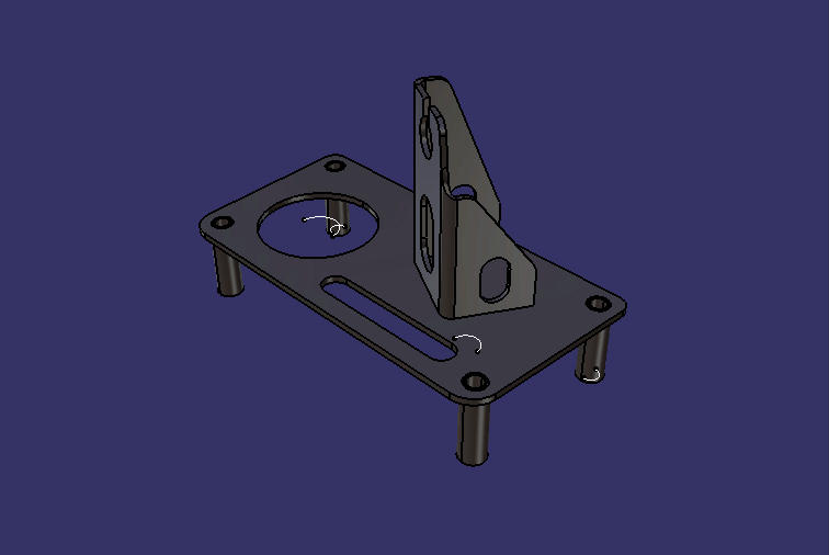 Кронштейн крепления мягкого вала управления переключением скорости, выбор передачи, Qijiang