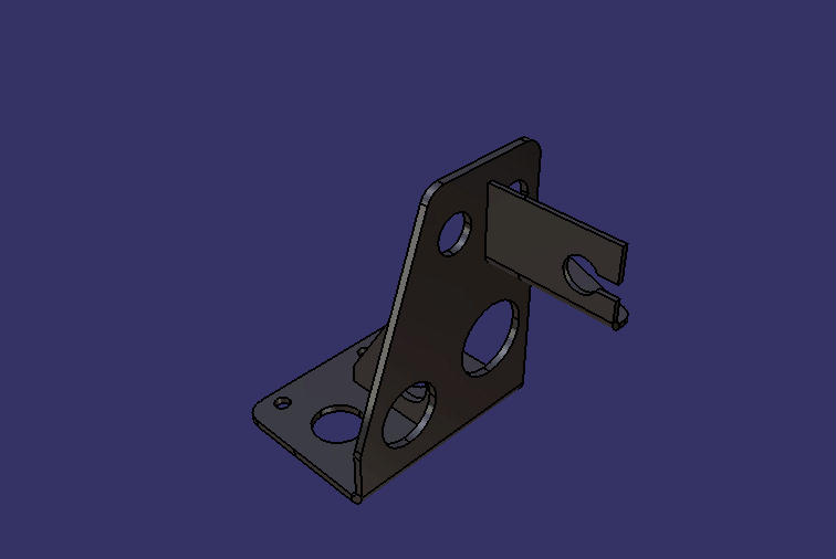 Speed-changing control soft shaft fixing bracket, gear shifting, Qijiang