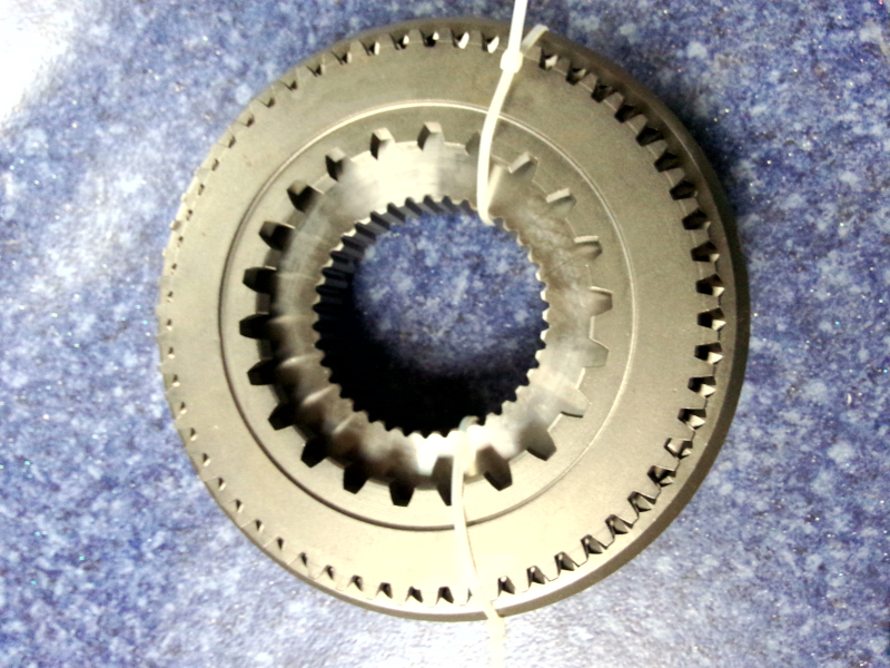 Second and third gear synchronizer assembly