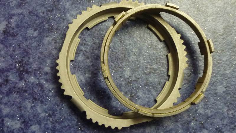 First and second gear synchronizer gear ring