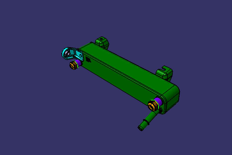Transmission oil cooler, A10R80