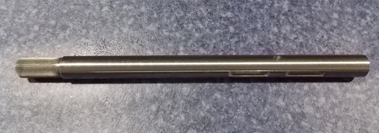 Separate fork shaft; L=418, with spline-1