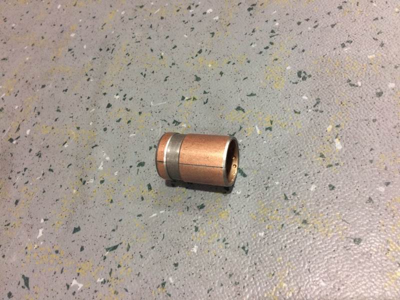 Separating fork shaft bushing