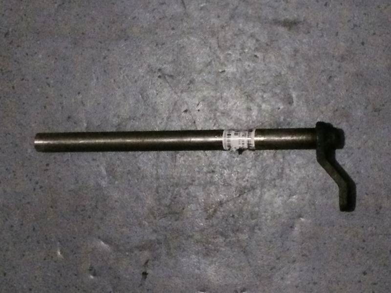 Clutch separation fork shaft and wishbone assembly