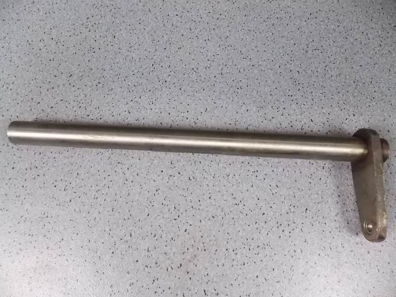 Separating fork shaft and arm assembly