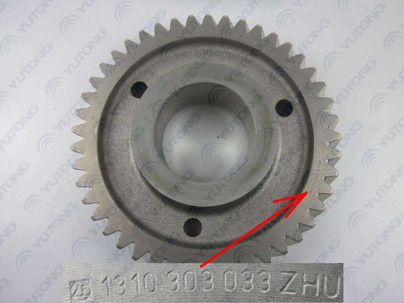 Midshaft six gears