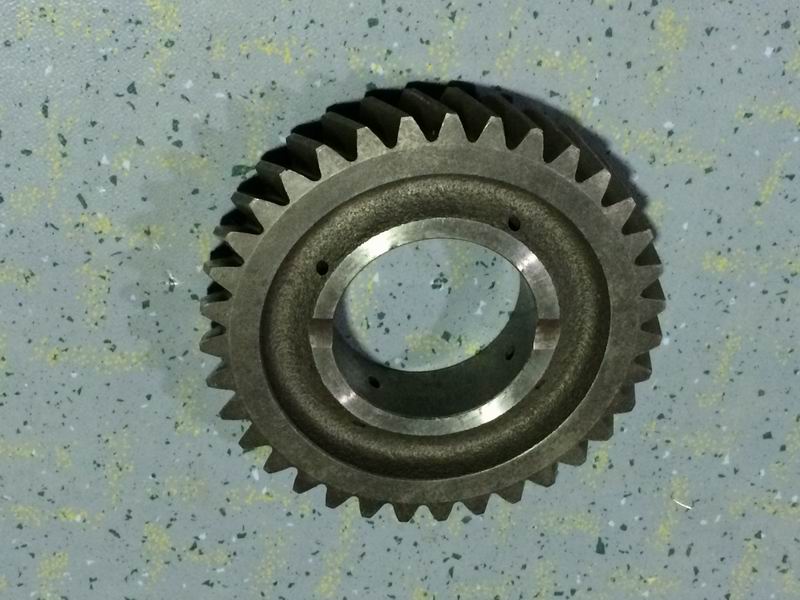 Зубья третьей шестерни второй оси Z= 34