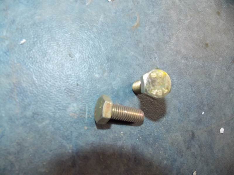 Front cover bolts