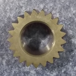 Intermediate shaft second gear teeth