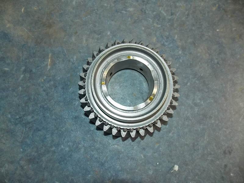 Two-axle second gear assembly