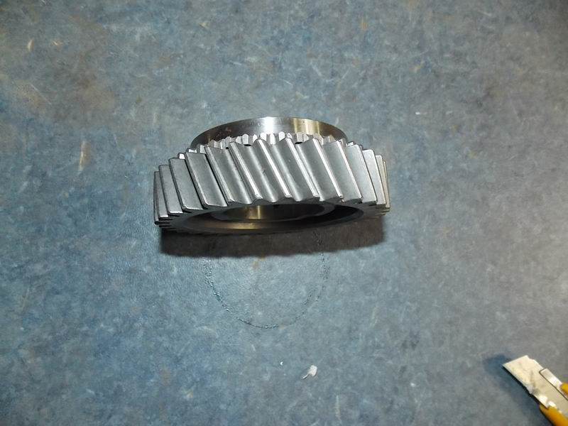 Two-axle second gear assembly-2