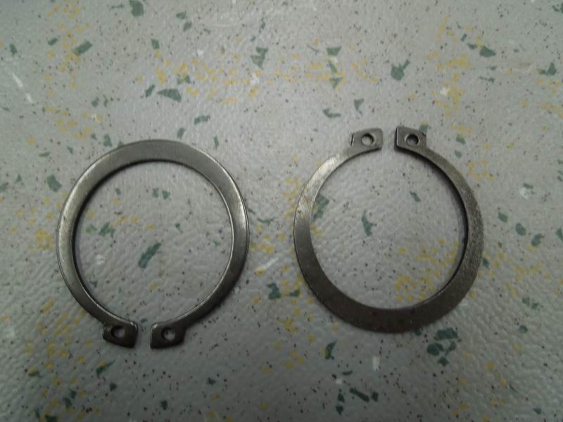 Эластичное стопорное кольцо вала