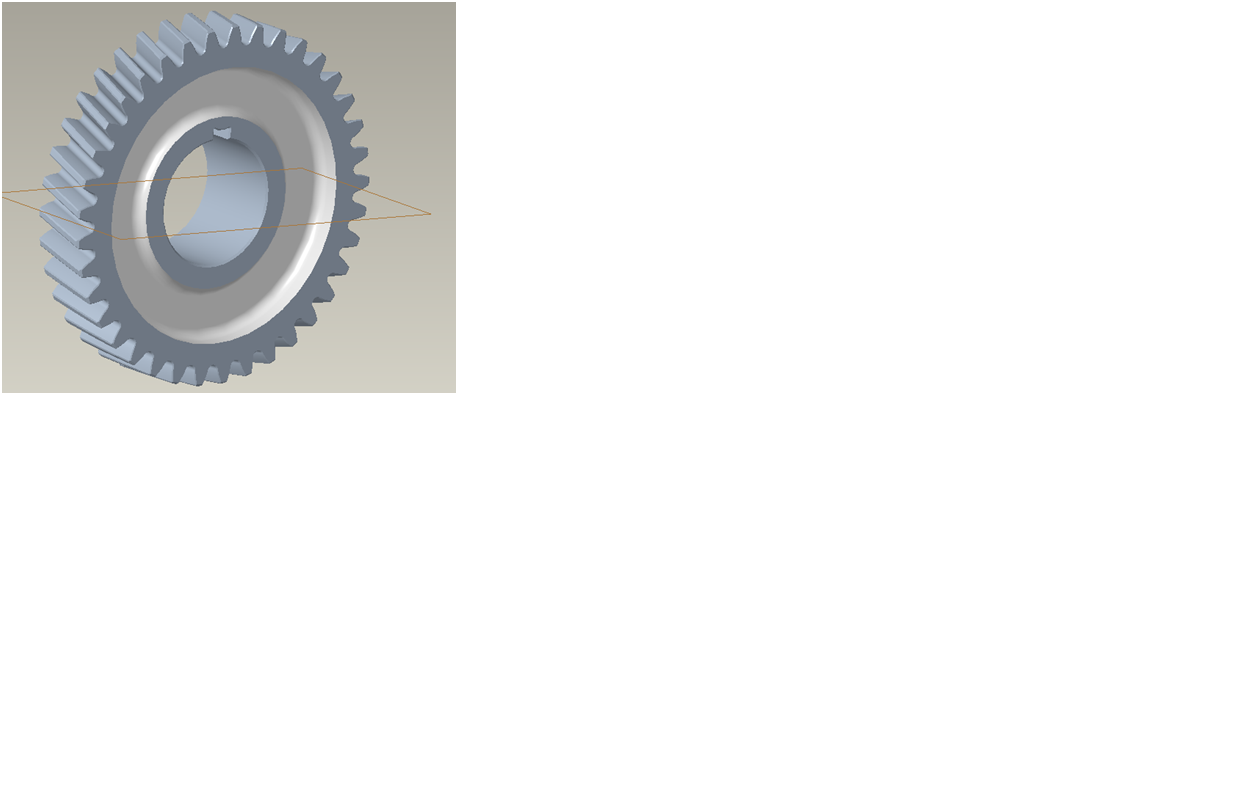 Intermediate shaft four gears