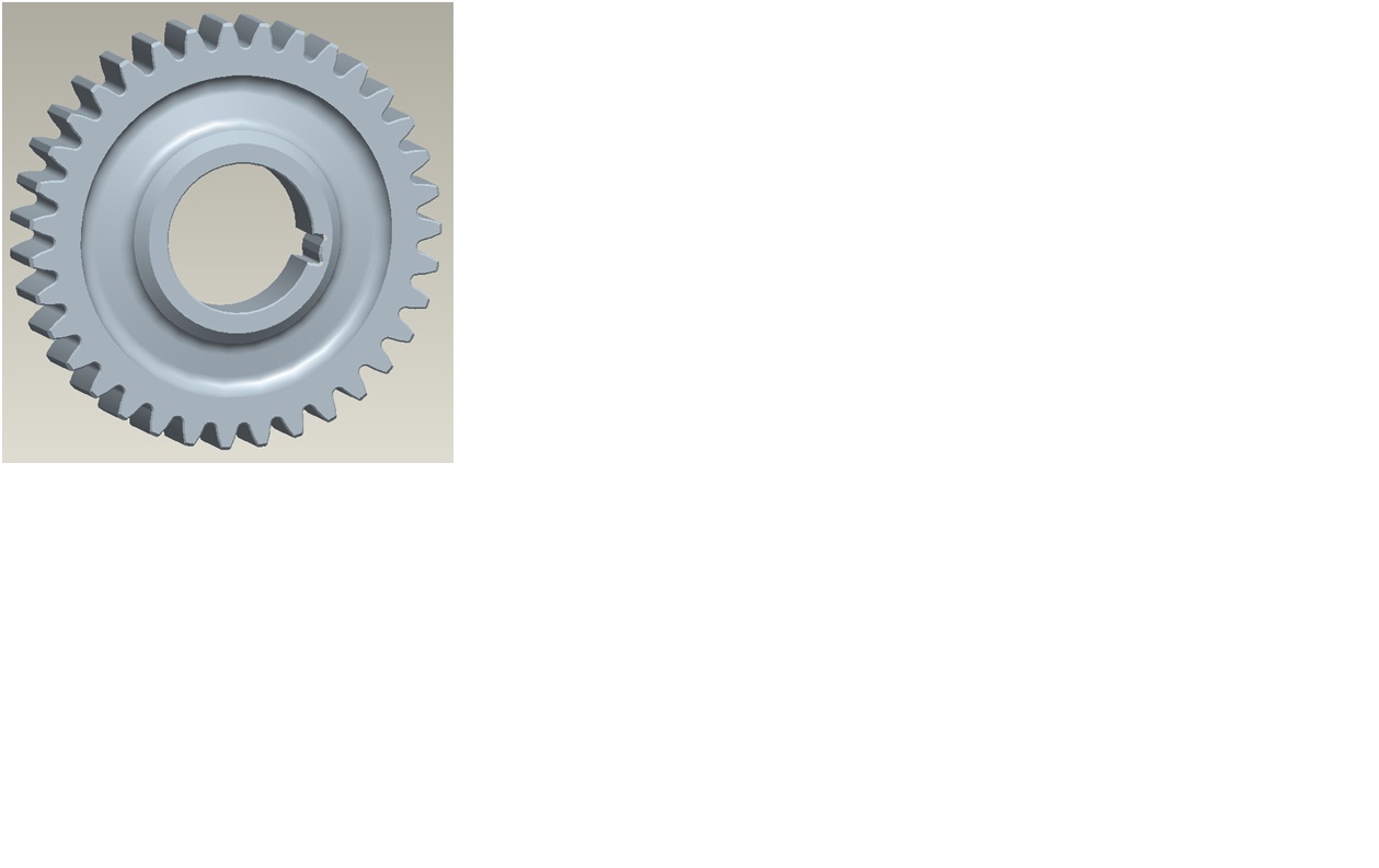 Fixed shaft often meshing gear-1