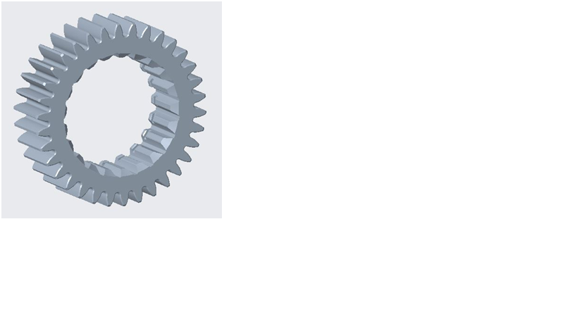 One-axis gear