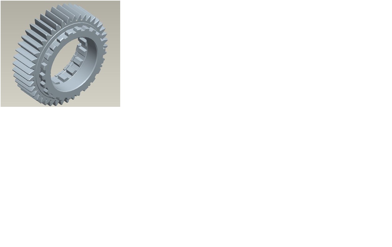 One-axis gear