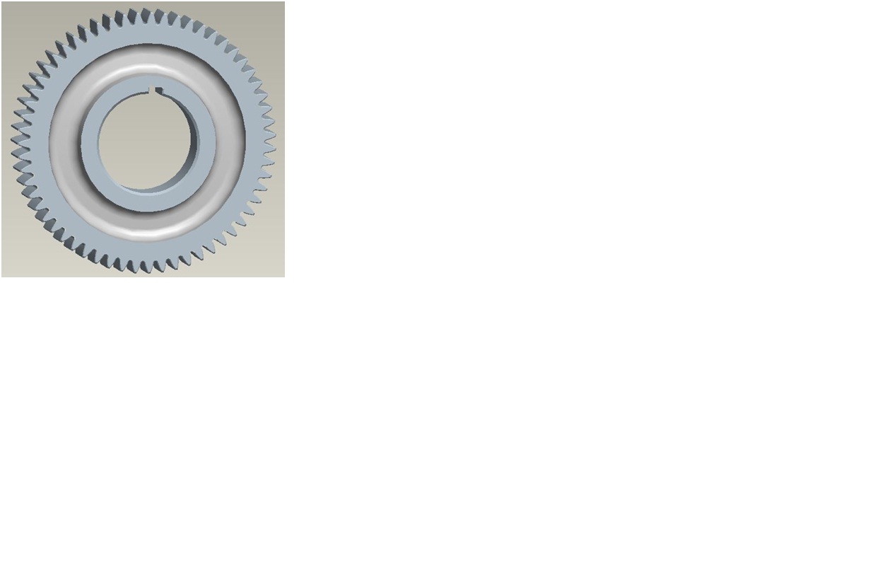 Intermediate shaft five-speed teeth