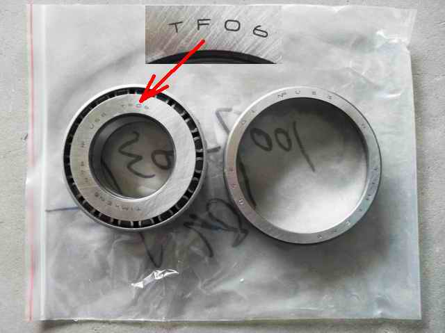 Two-axle rear bearing