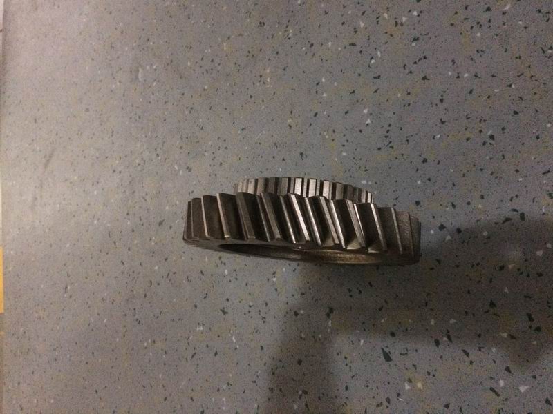 Second-axis and third-speed gears-1