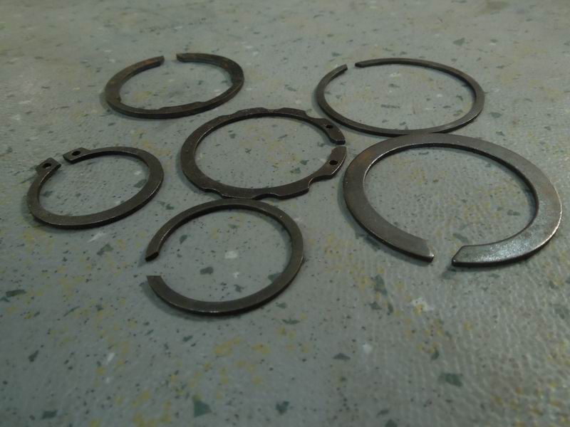 Second and third gear tooth snap ring