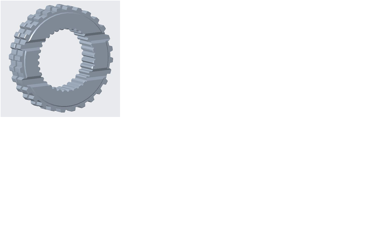 Two-axis reverse gear