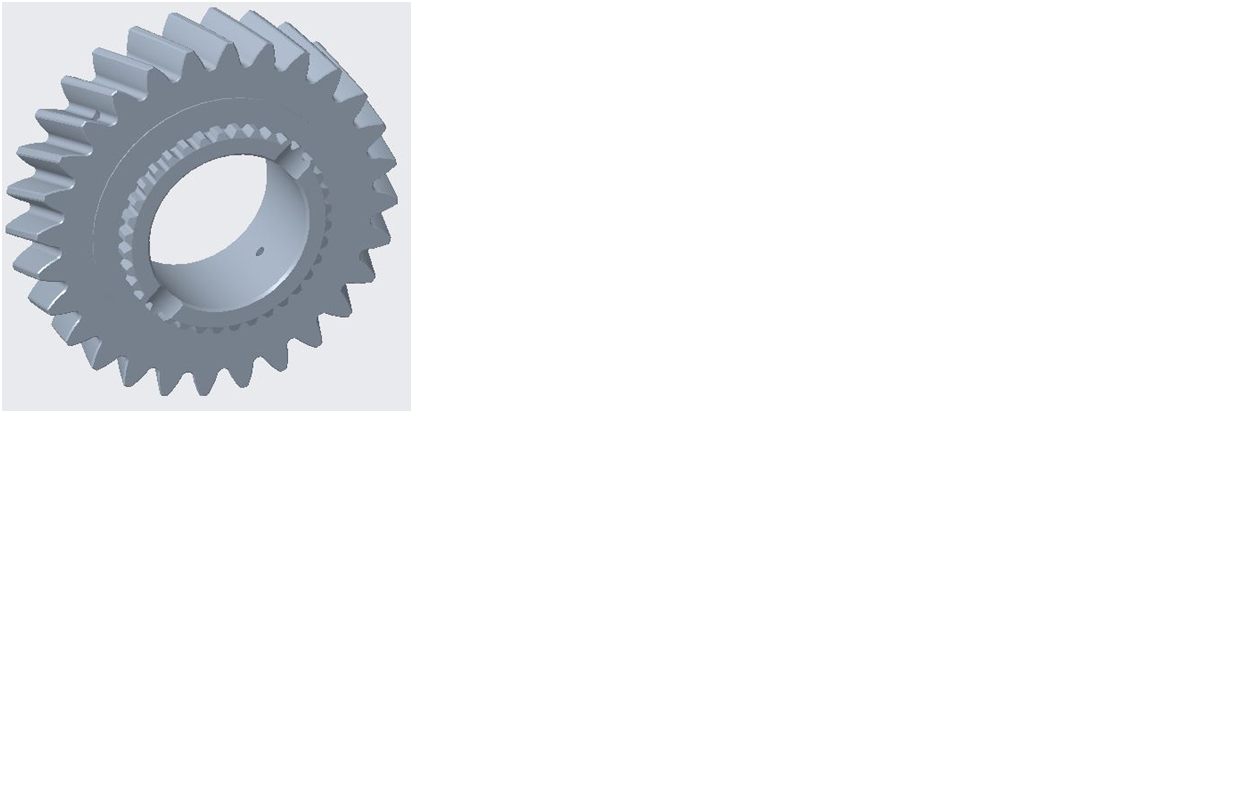 Second-axle four-speed gear