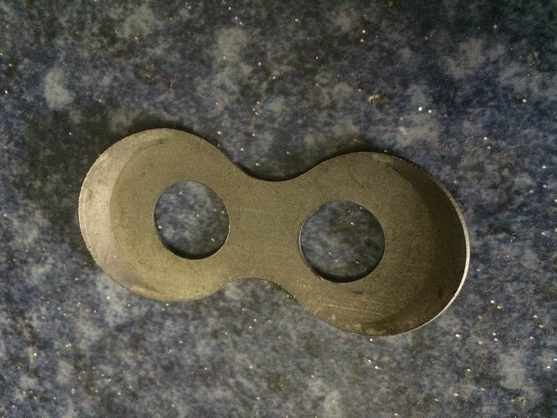 Shaft end lock plate; with shaft end bolt M14-1