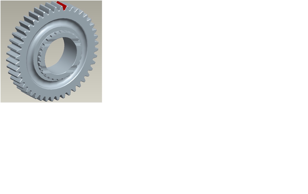 Two-axle second gear