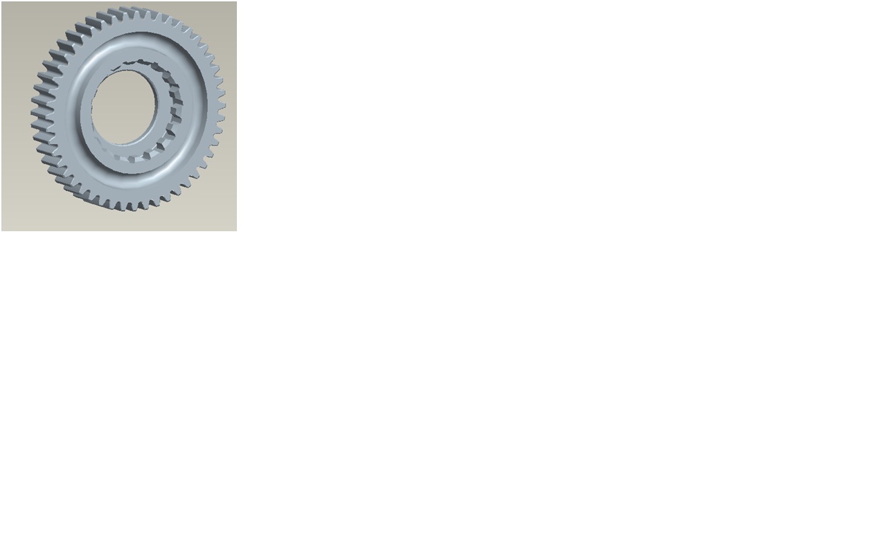 Two-axle second gear