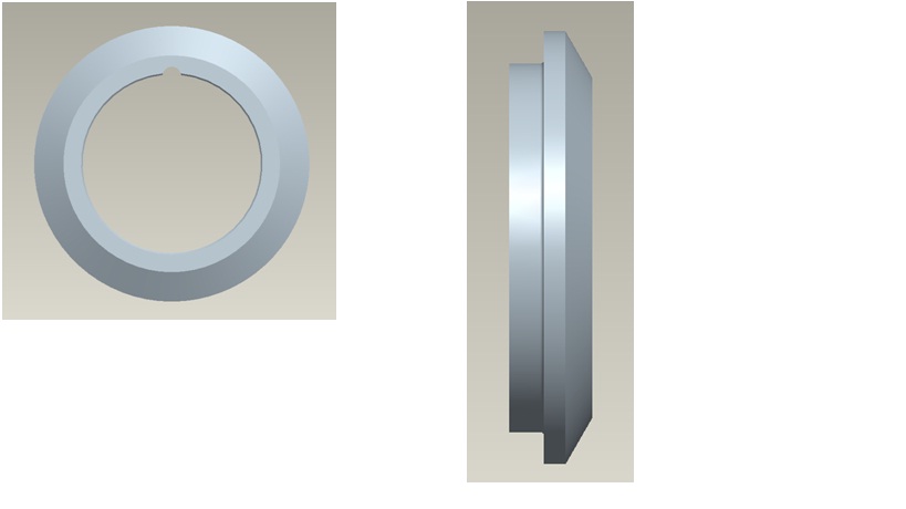 Two-axis reverse gear baffle